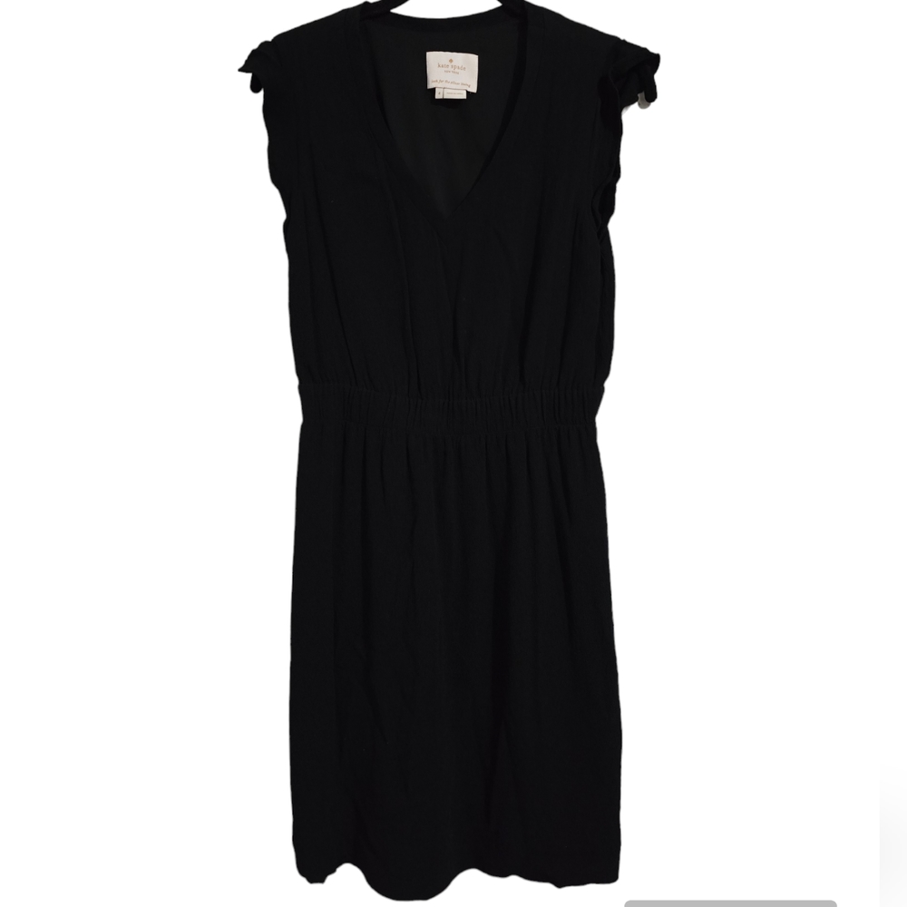 Kate‎ Spade Cap Sleeve Little Black Dress size 4